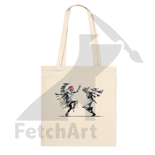 Premium Tote Bag-Freedom Dance - Fetch Art