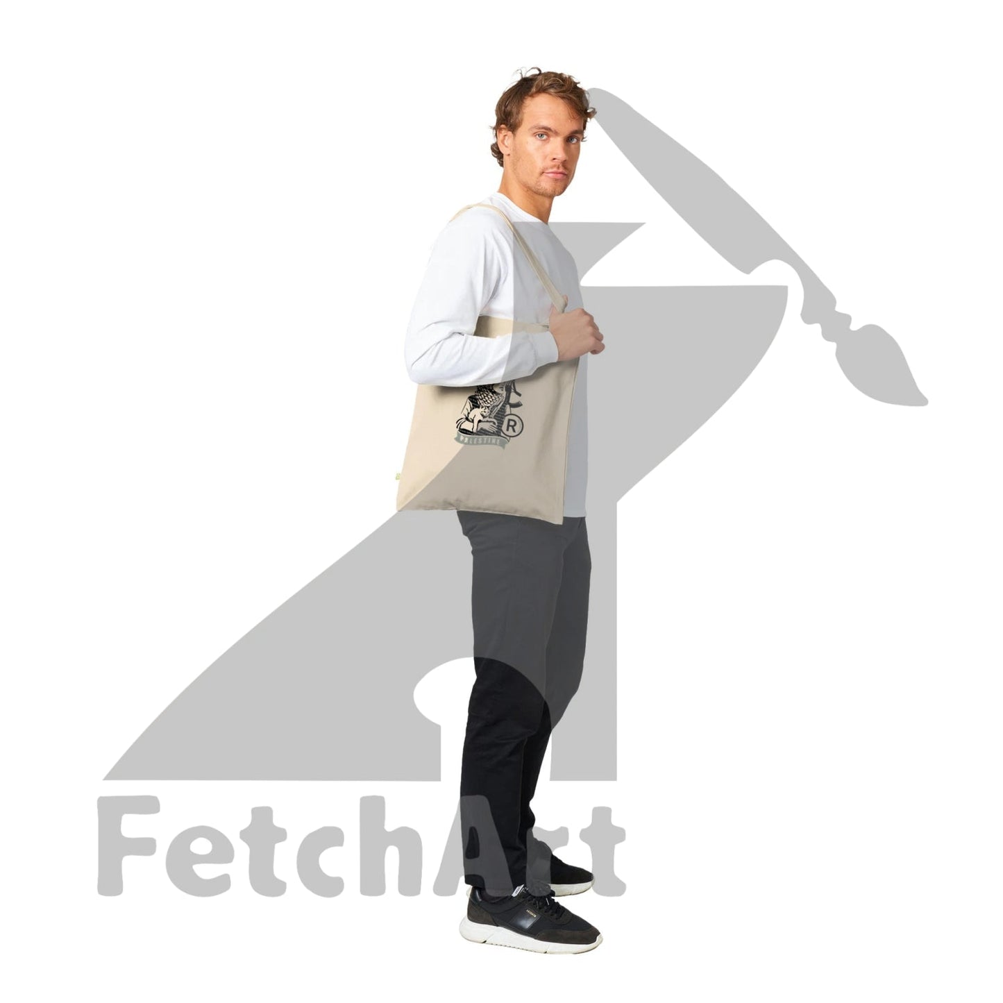 Premium Tote Bag-Lioness - Fetch Art