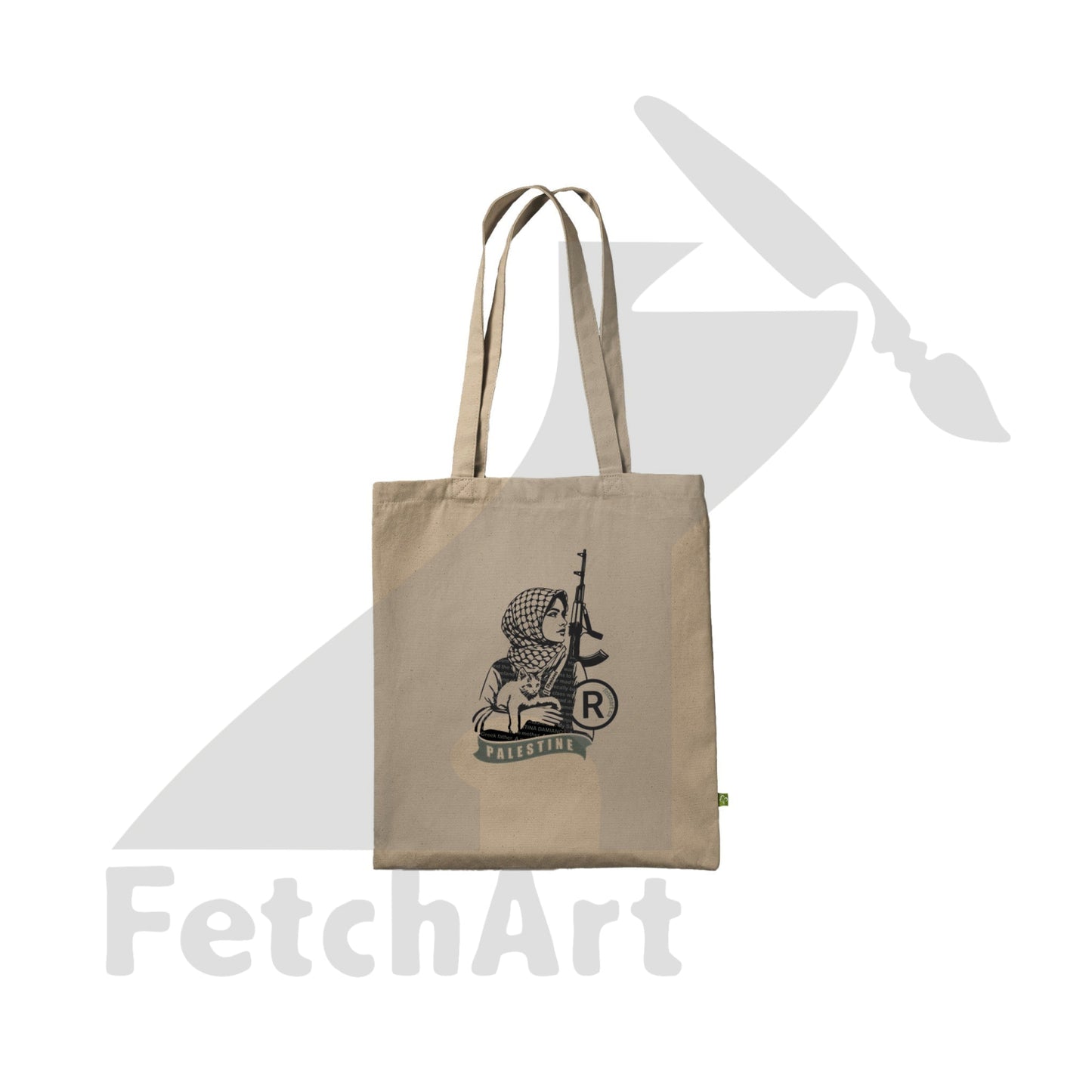 Premium Tote Bag-Lioness - Fetch Art