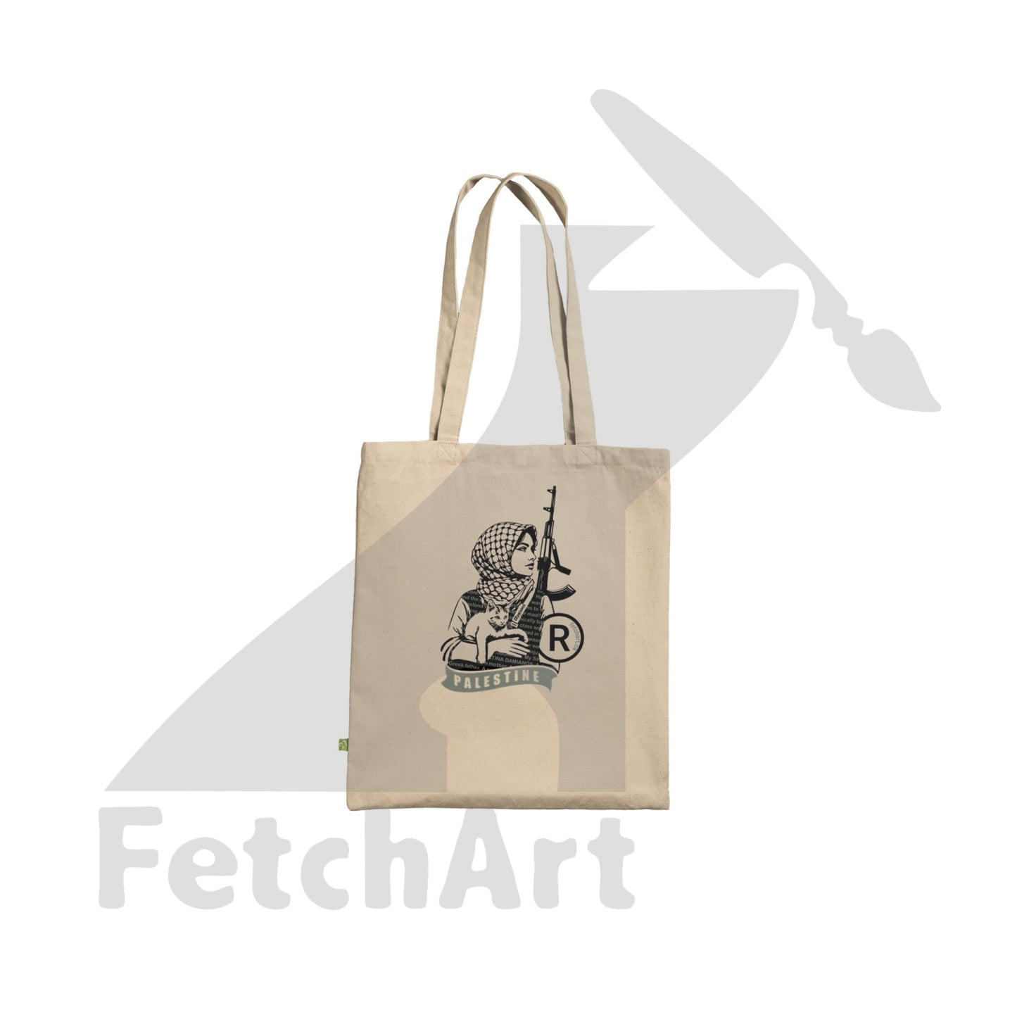 Premium Tote Bag-Lioness - Fetch Art