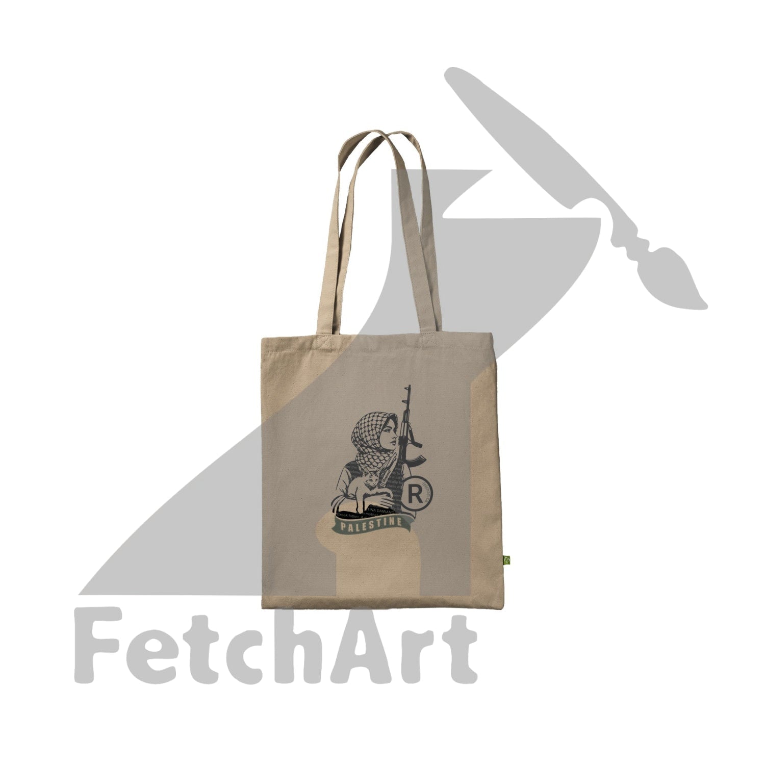 Premium Tote Bag-Lioness - Fetch Art