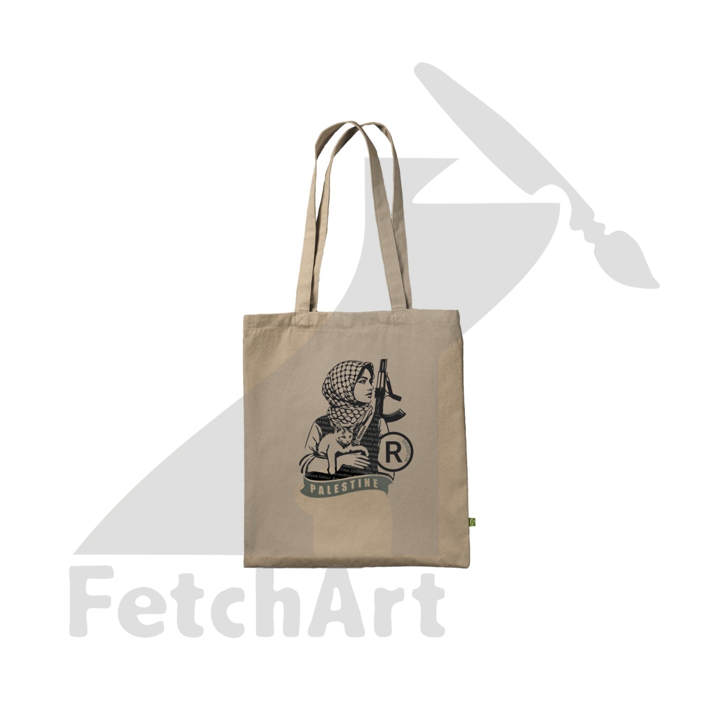 Premium Tote Bag-Lioness - Fetch Art