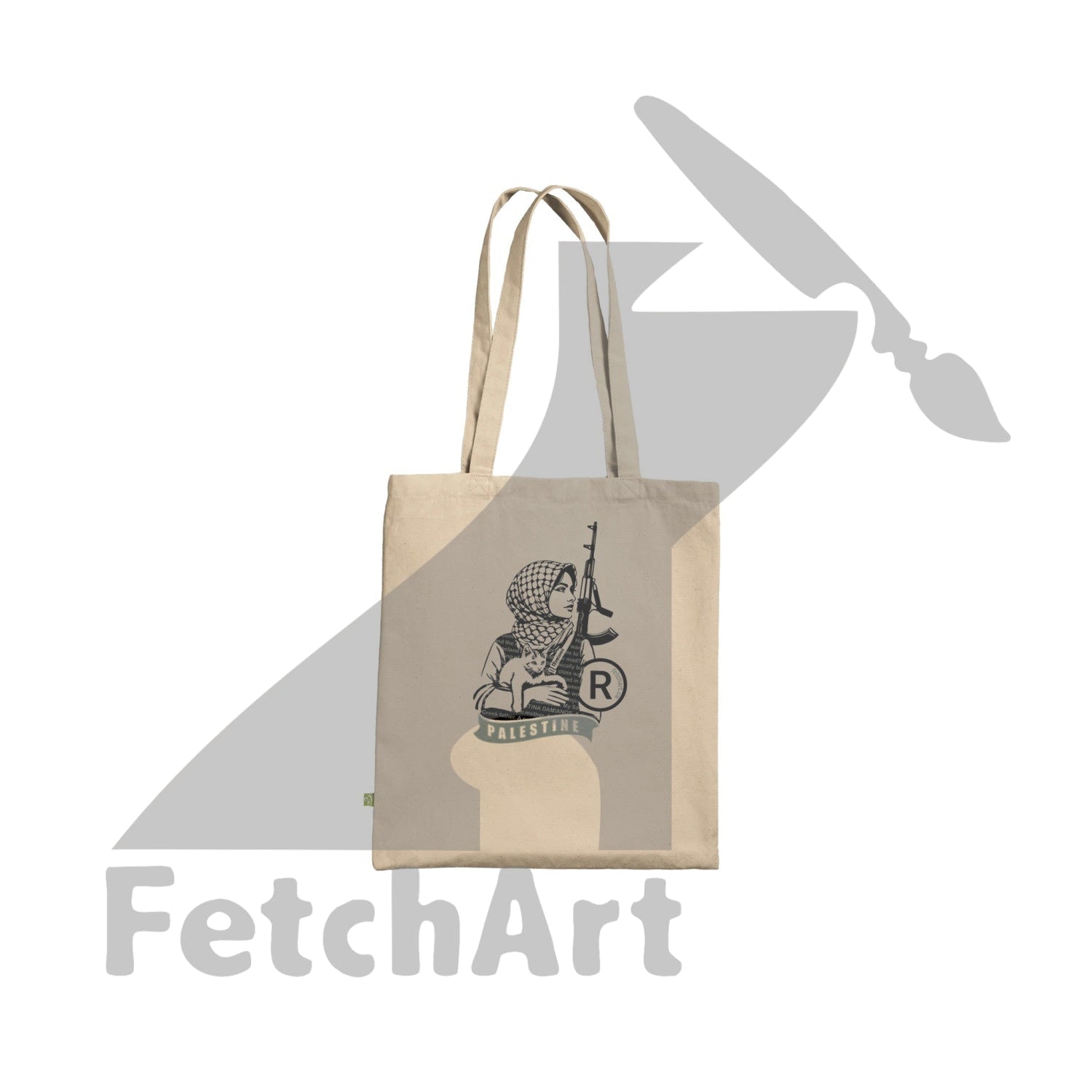Premium Tote Bag-Lioness - Fetch Art