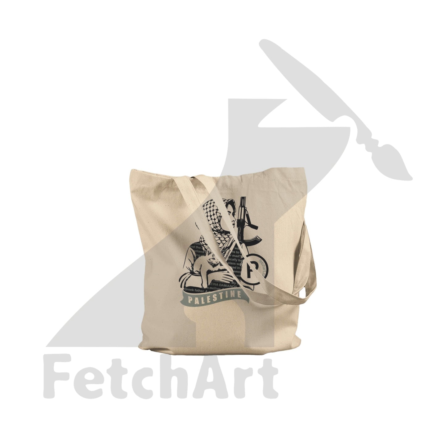 Premium Tote Bag-Lioness - Fetch Art
