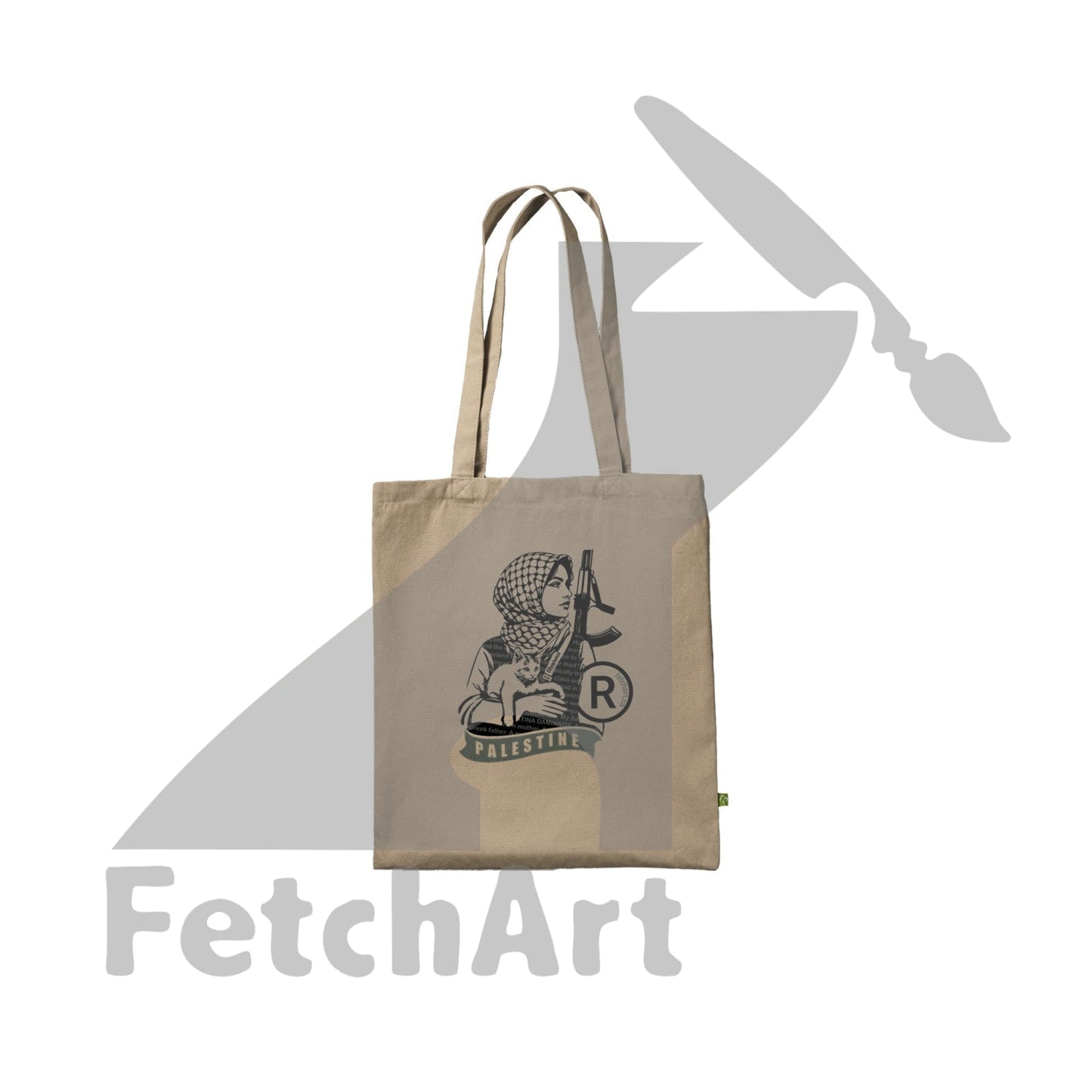 Premium Tote Bag-Lioness - Fetch Art