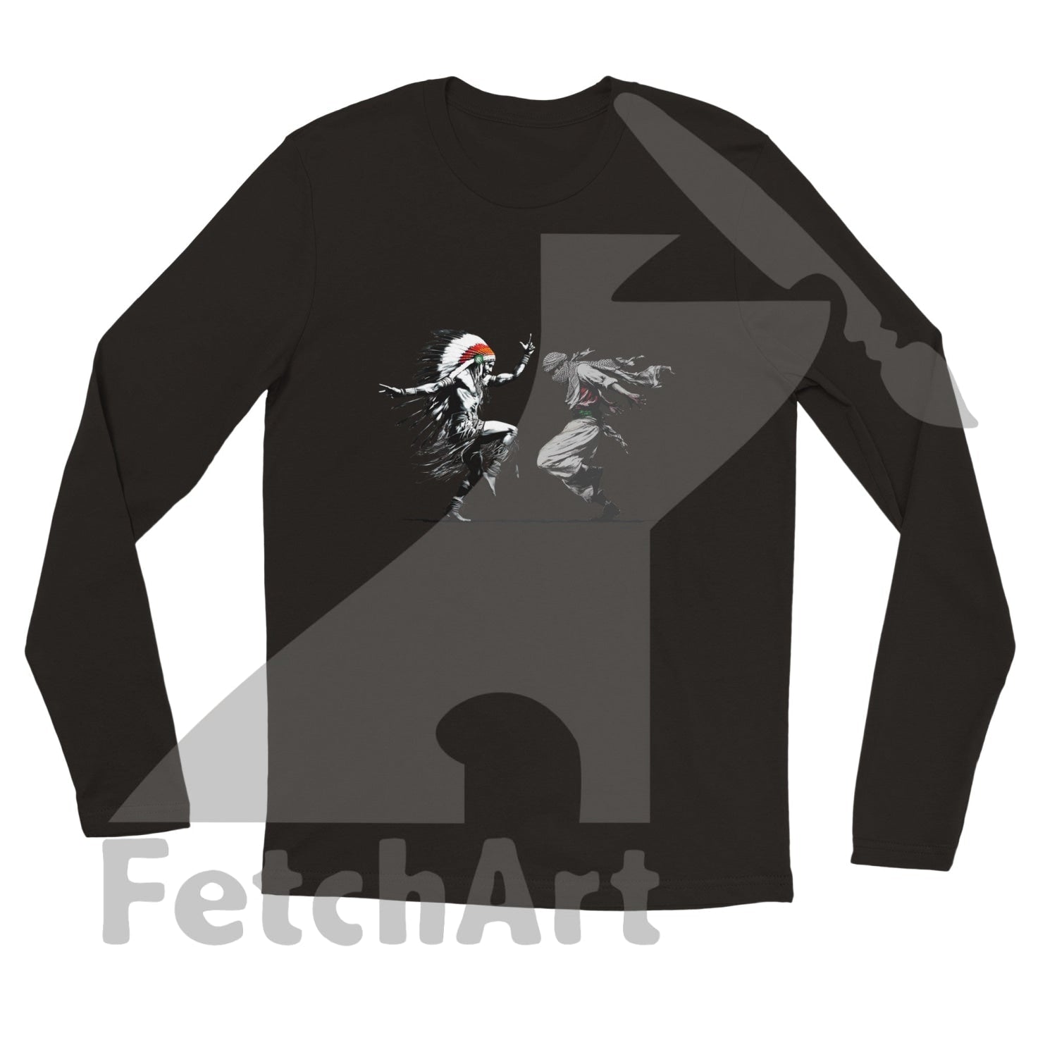 Premium Unisex Freedom Dance long sleeve t-shirt – wearable art and activist apparel