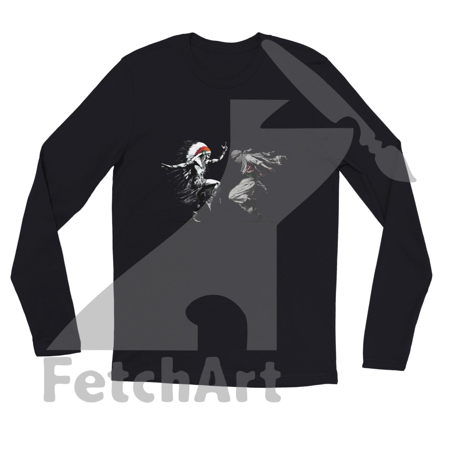 Premium Unisex Freedom Dance long sleeve t-shirt – wearable art and activist apparel