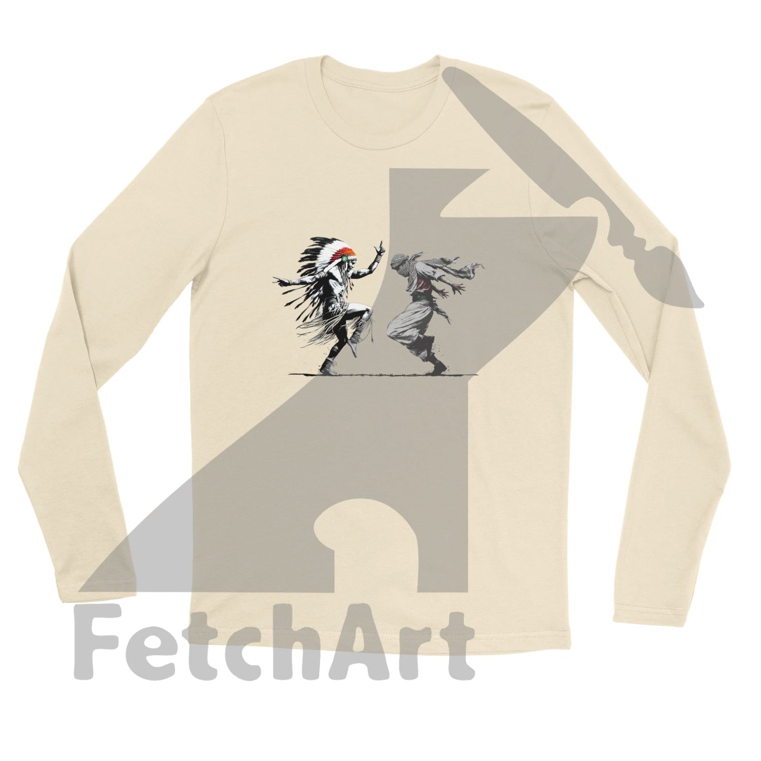 Premium Unisex Freedom Dance long sleeve t-shirt – wearable art and activist apparel