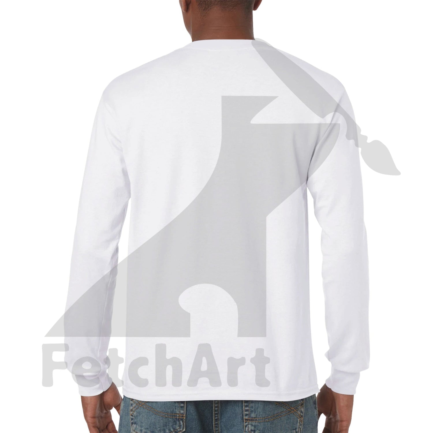 Freedom Dance long sleeve tee back view – political art clothing
