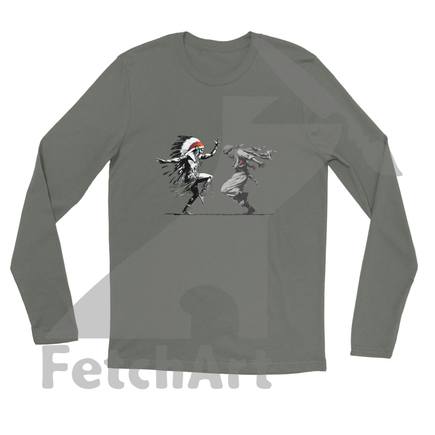 Premium Unisex Freedom Dance long sleeve t-shirt – wearable art and activist apparel