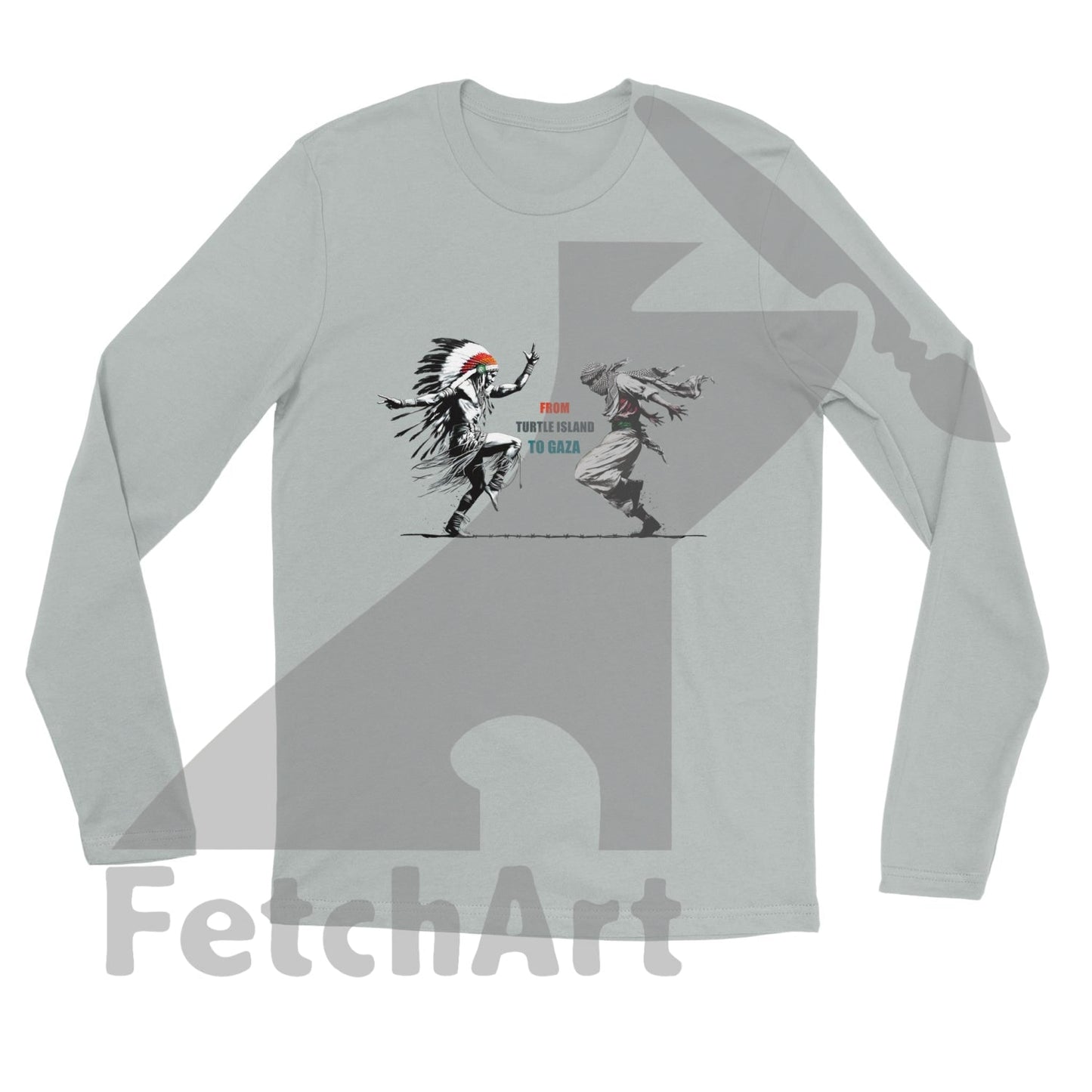 Premium Unisex Longsleeve Freedom Dance T-shirt - Fetch Art