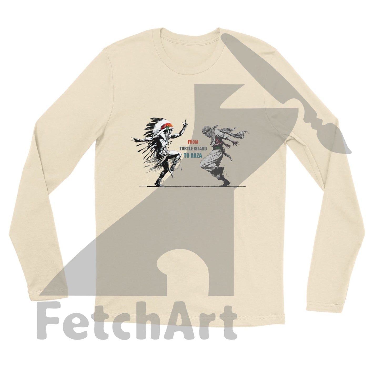 Premium Unisex Longsleeve Freedom Dance T-shirt - Fetch Art