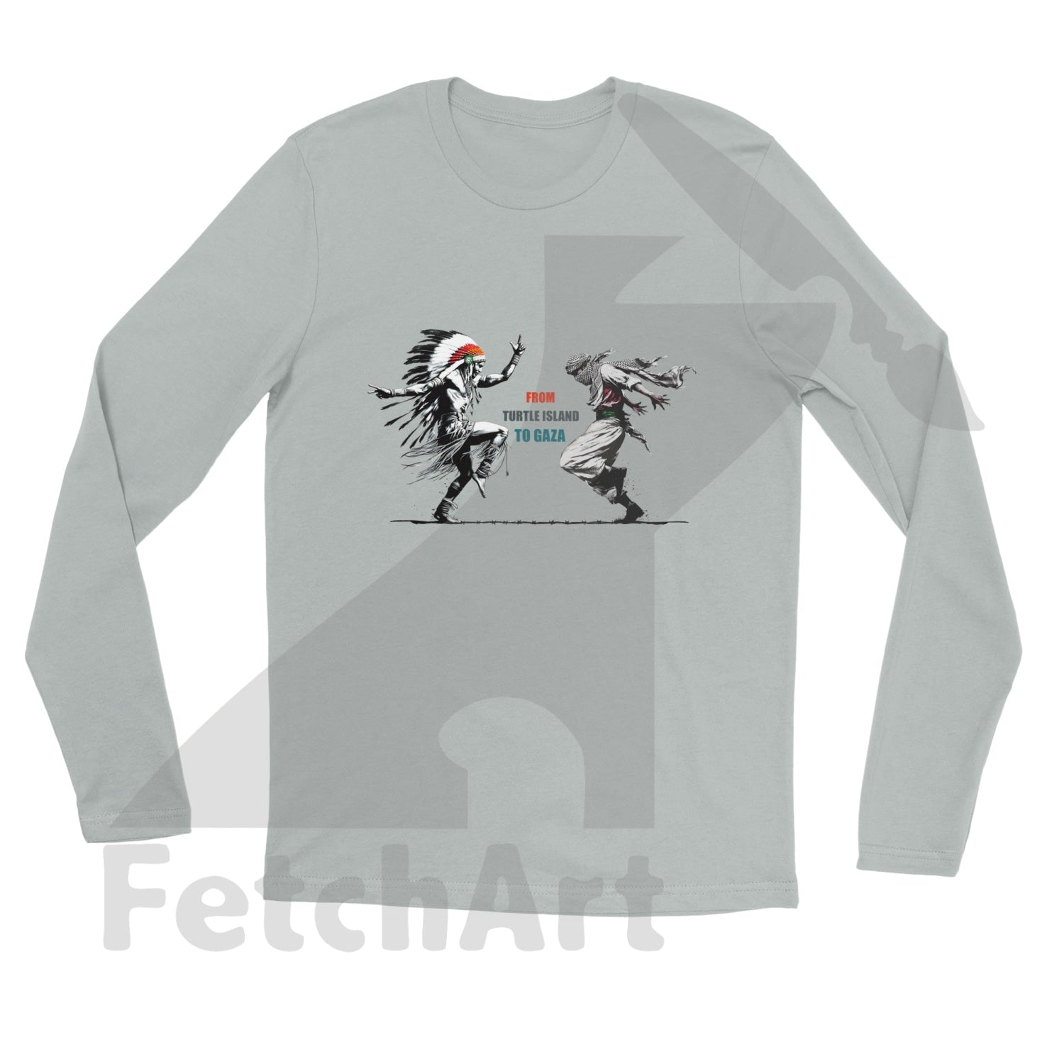 Premium Unisex Longsleeve Freedom Dance T-shirt - Fetch Art