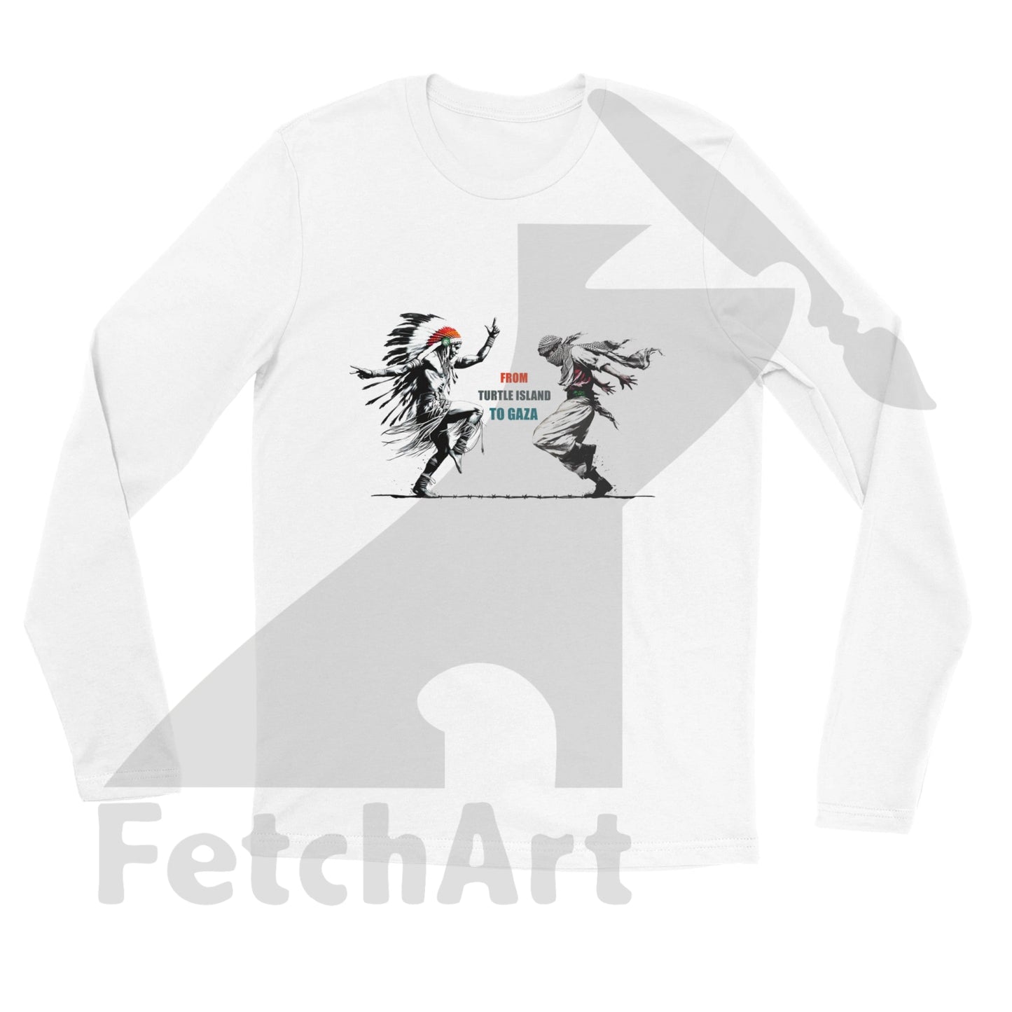 Premium Unisex Longsleeve Freedom Dance T-shirt - Fetch Art