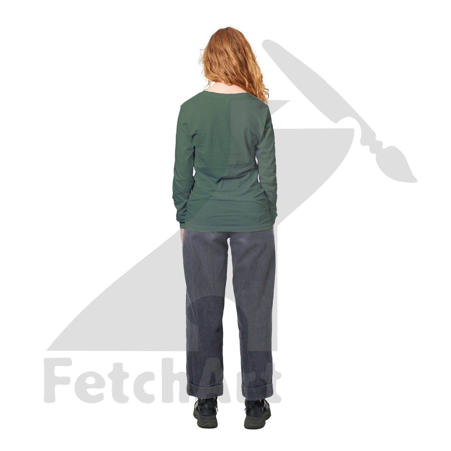 Premium Unisex Longsleeve T-Shirt-La Danse With Touch Of Gold Print Material