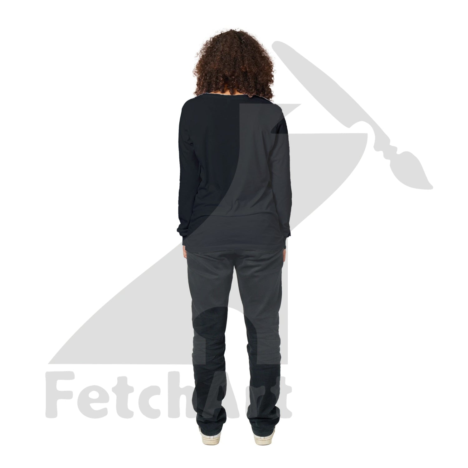 Back view of You Can Do It wearable art longsleeve