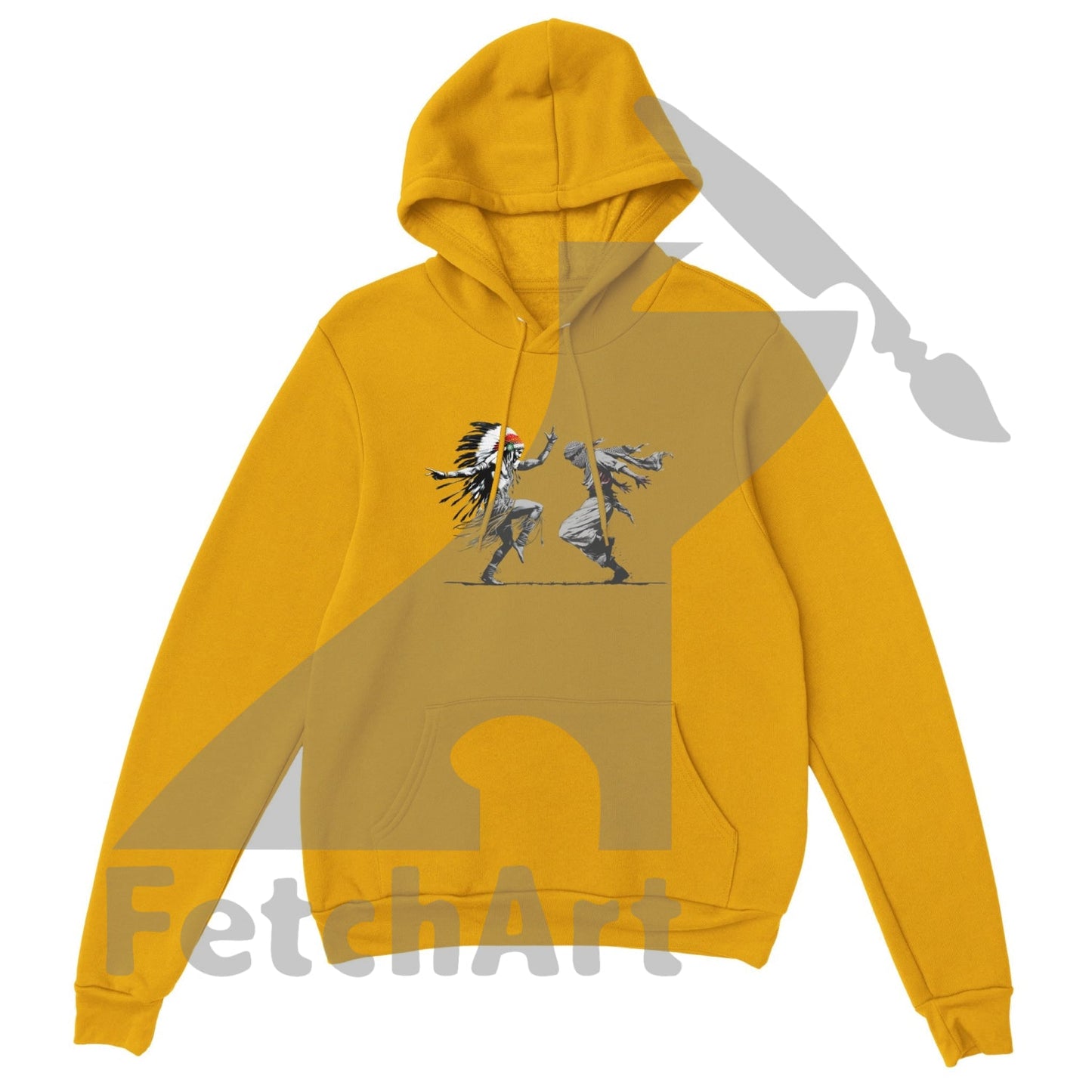 Premium Unisex Pullover Hoodie-Freedom Dance - Fetch Art