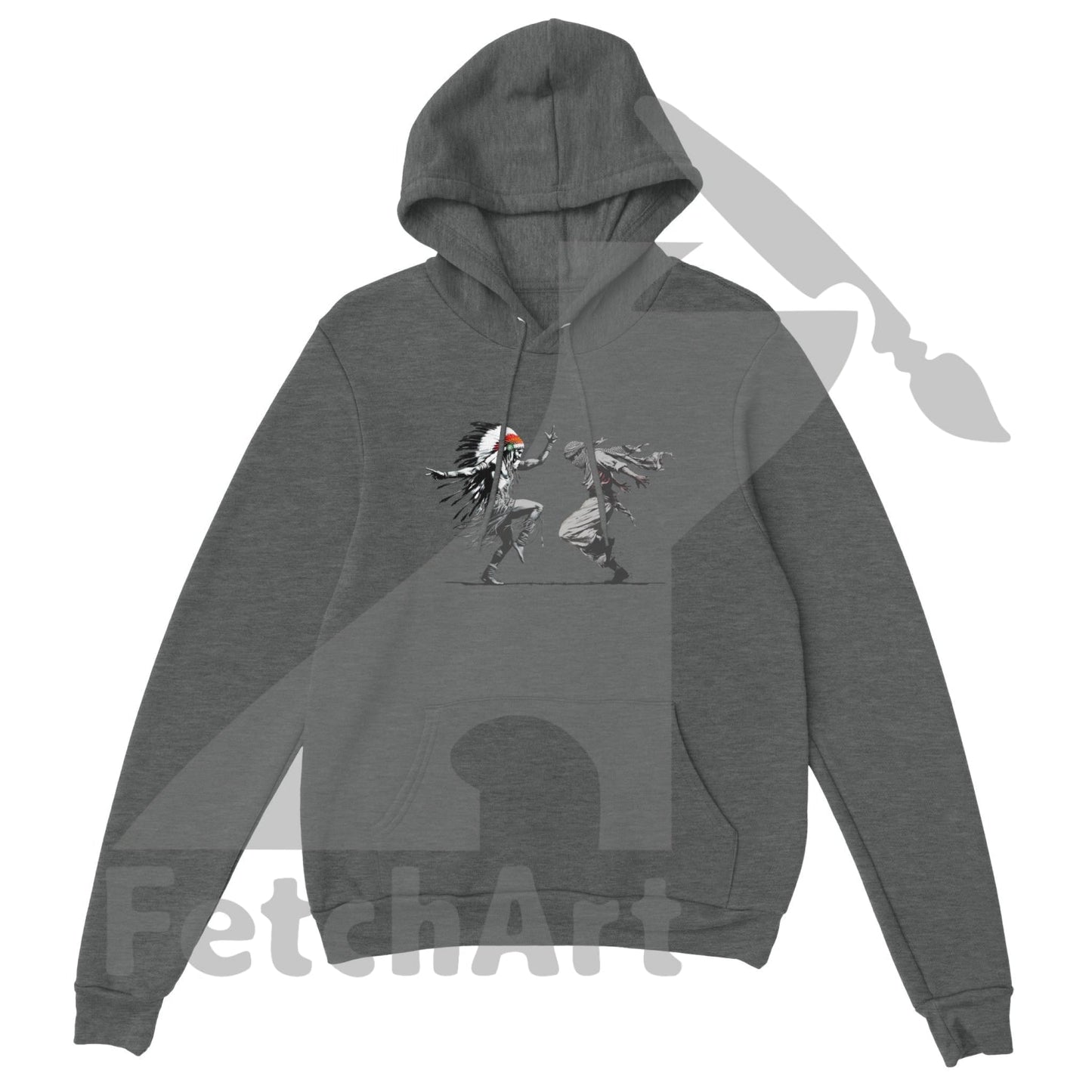 Premium Unisex Pullover Hoodie-Freedom Dance - Fetch Art