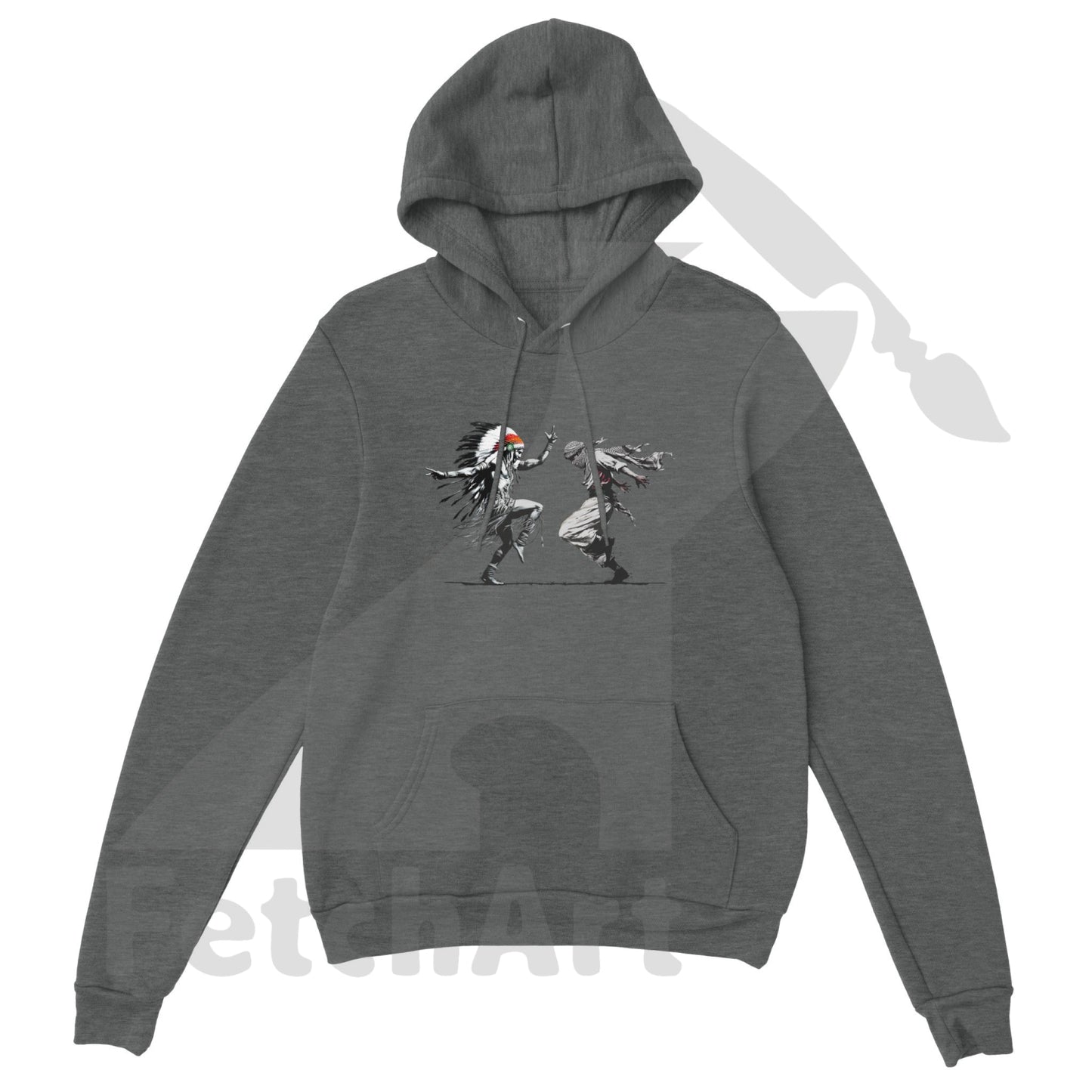 Premium Unisex Pullover Hoodie-Freedom Dance - Fetch Art