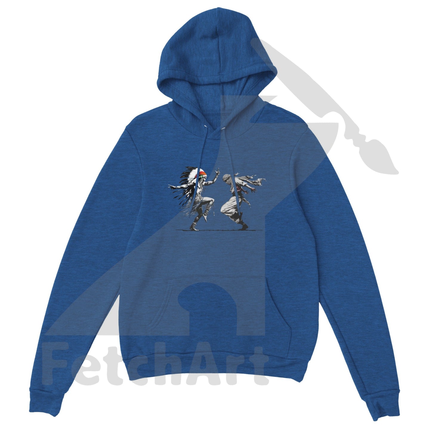 Premium Unisex Pullover Hoodie-Freedom Dance - Fetch Art