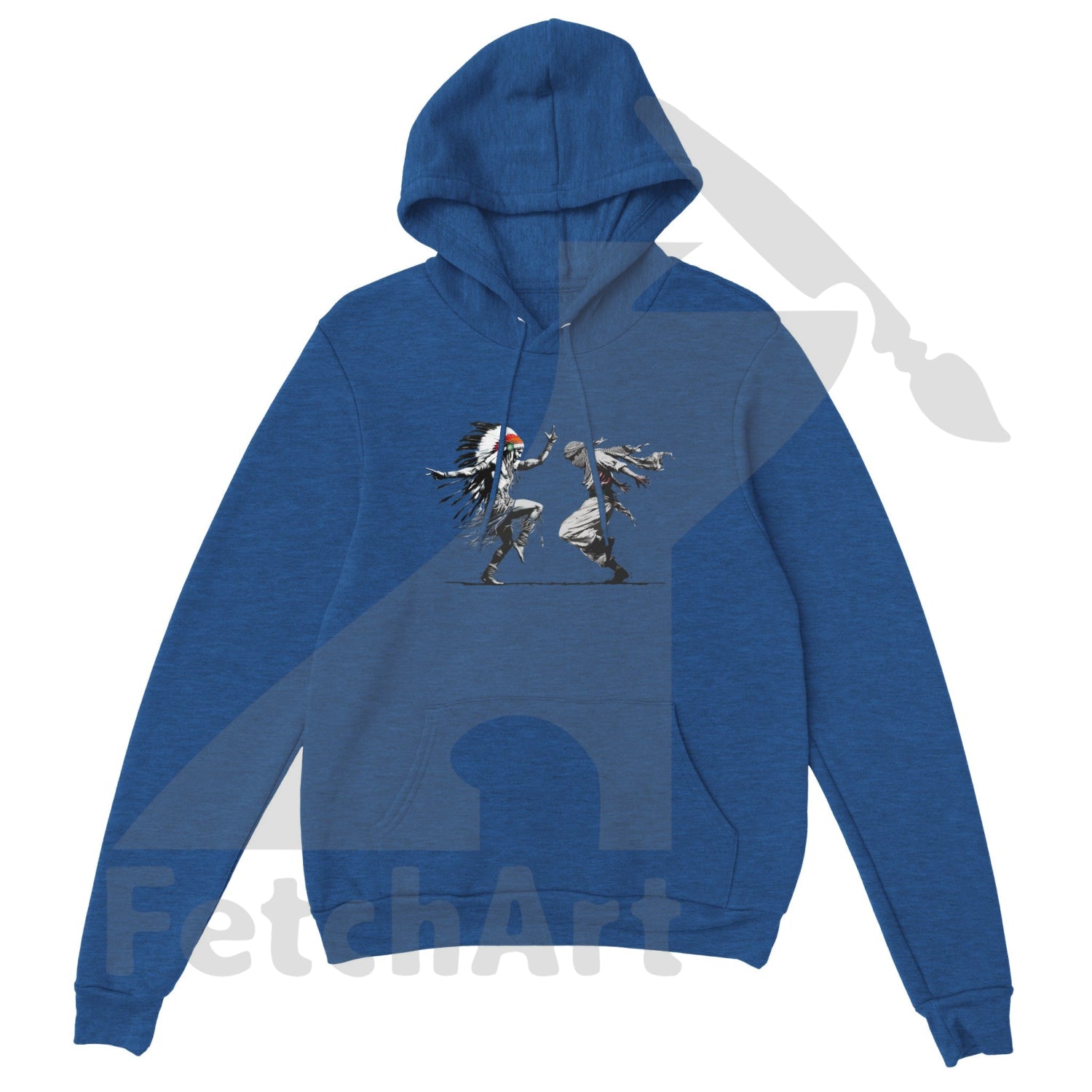 Premium Unisex Pullover Hoodie-Freedom Dance - Fetch Art