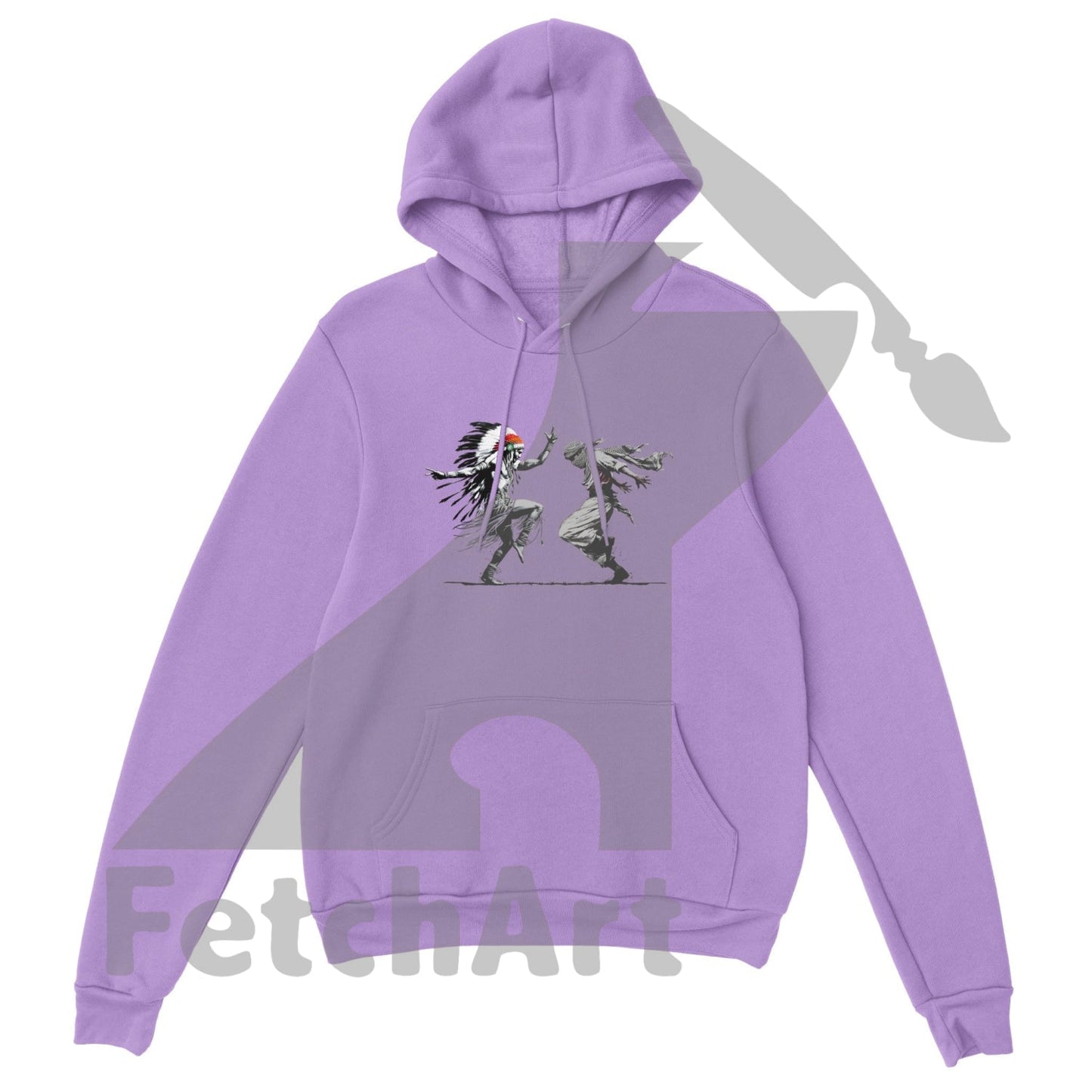 Premium Unisex Pullover Hoodie-Freedom Dance - Fetch Art