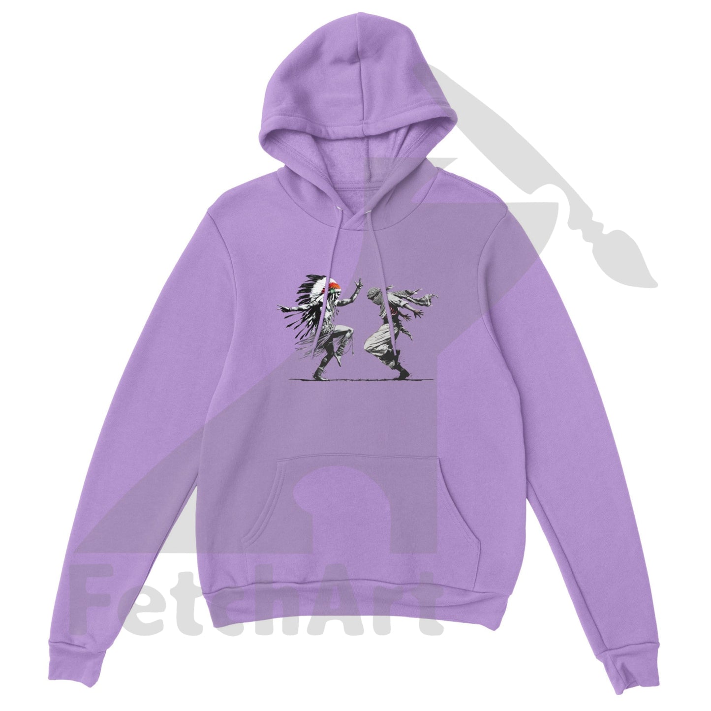 Premium Unisex Pullover Hoodie-Freedom Dance - Fetch Art