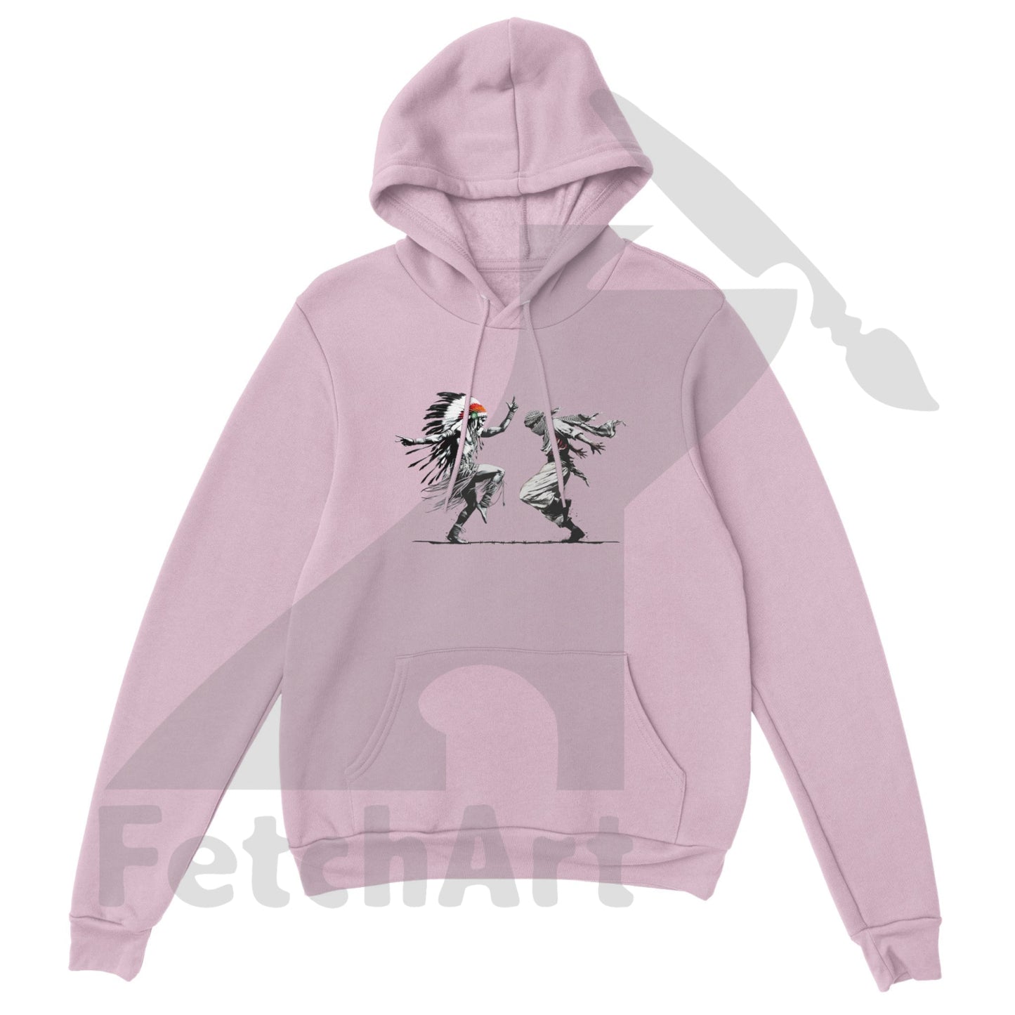 Premium Unisex Pullover Hoodie-Freedom Dance - Fetch Art