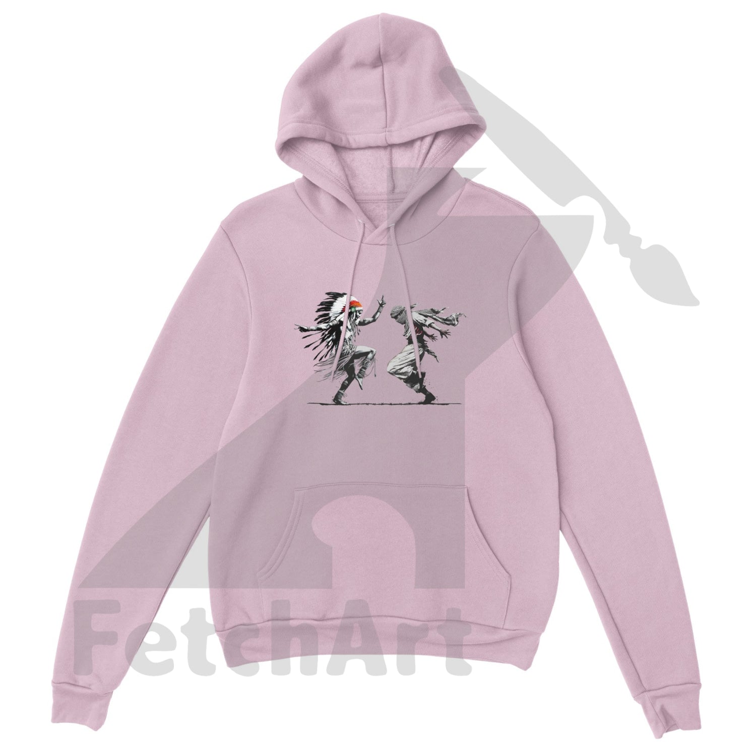 Premium Unisex Pullover Hoodie-Freedom Dance - Fetch Art