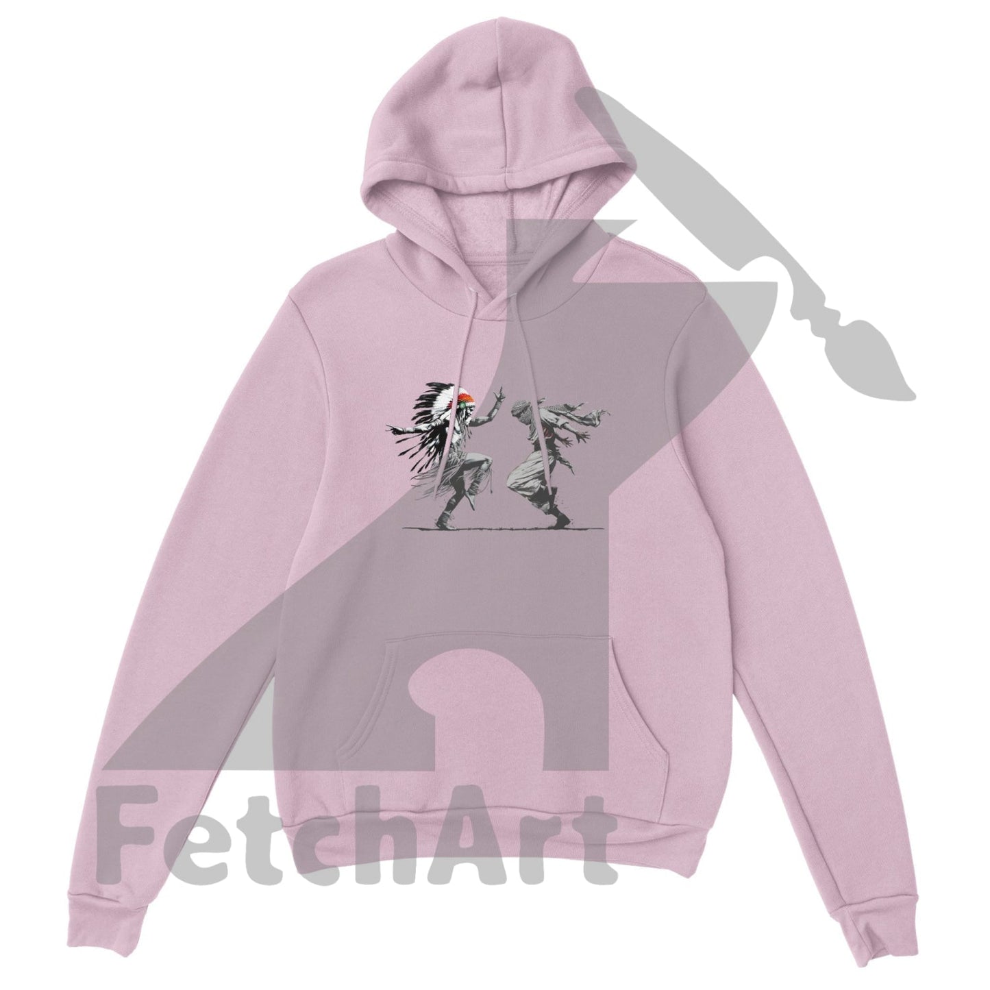 Premium Unisex Pullover Hoodie-Freedom Dance - Fetch Art