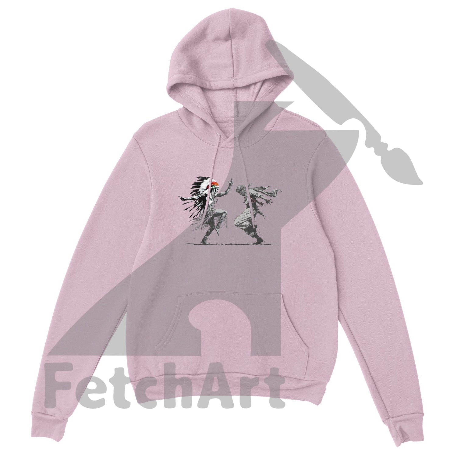 Premium Unisex Pullover Hoodie-Freedom Dance - Fetch Art