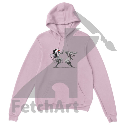 Premium Unisex Pullover Hoodie-Freedom Dance - Fetch Art