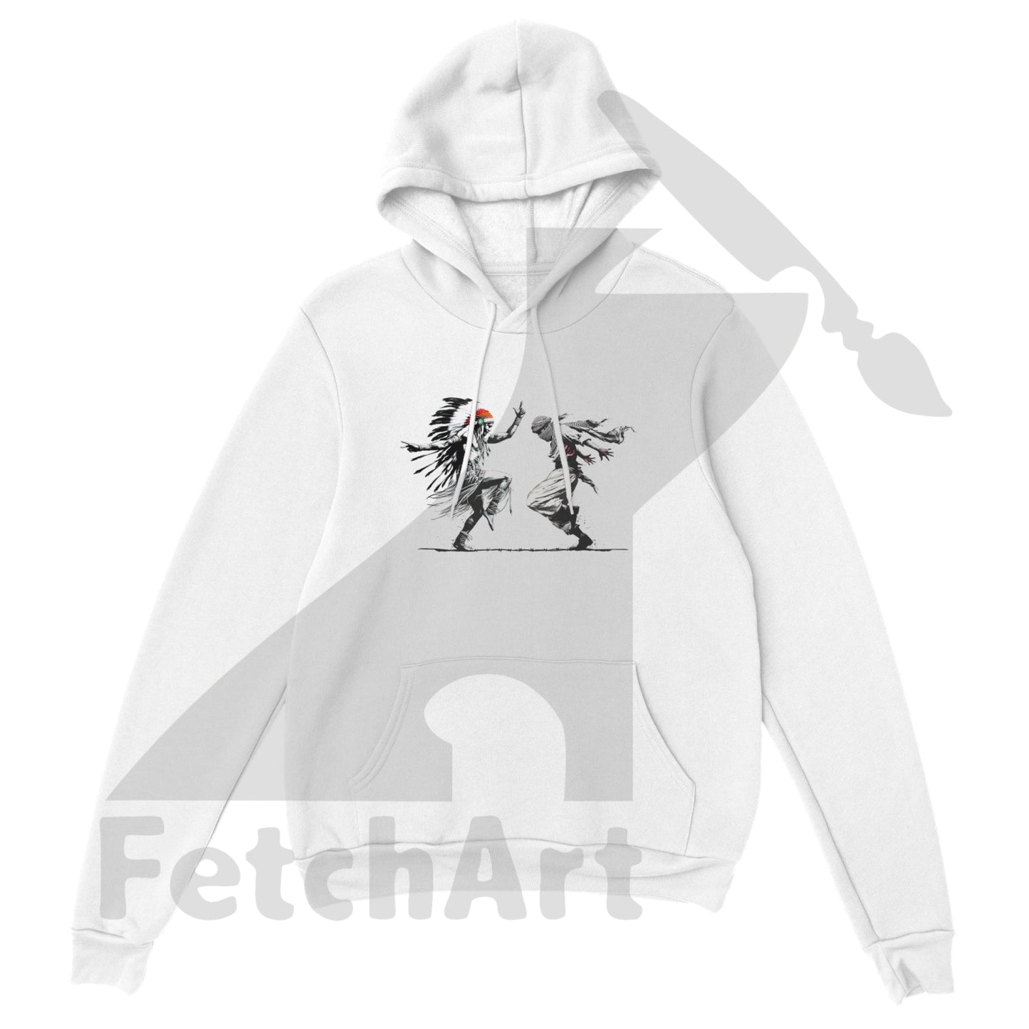 Premium Unisex Pullover Hoodie-Freedom Dance - Fetch Art