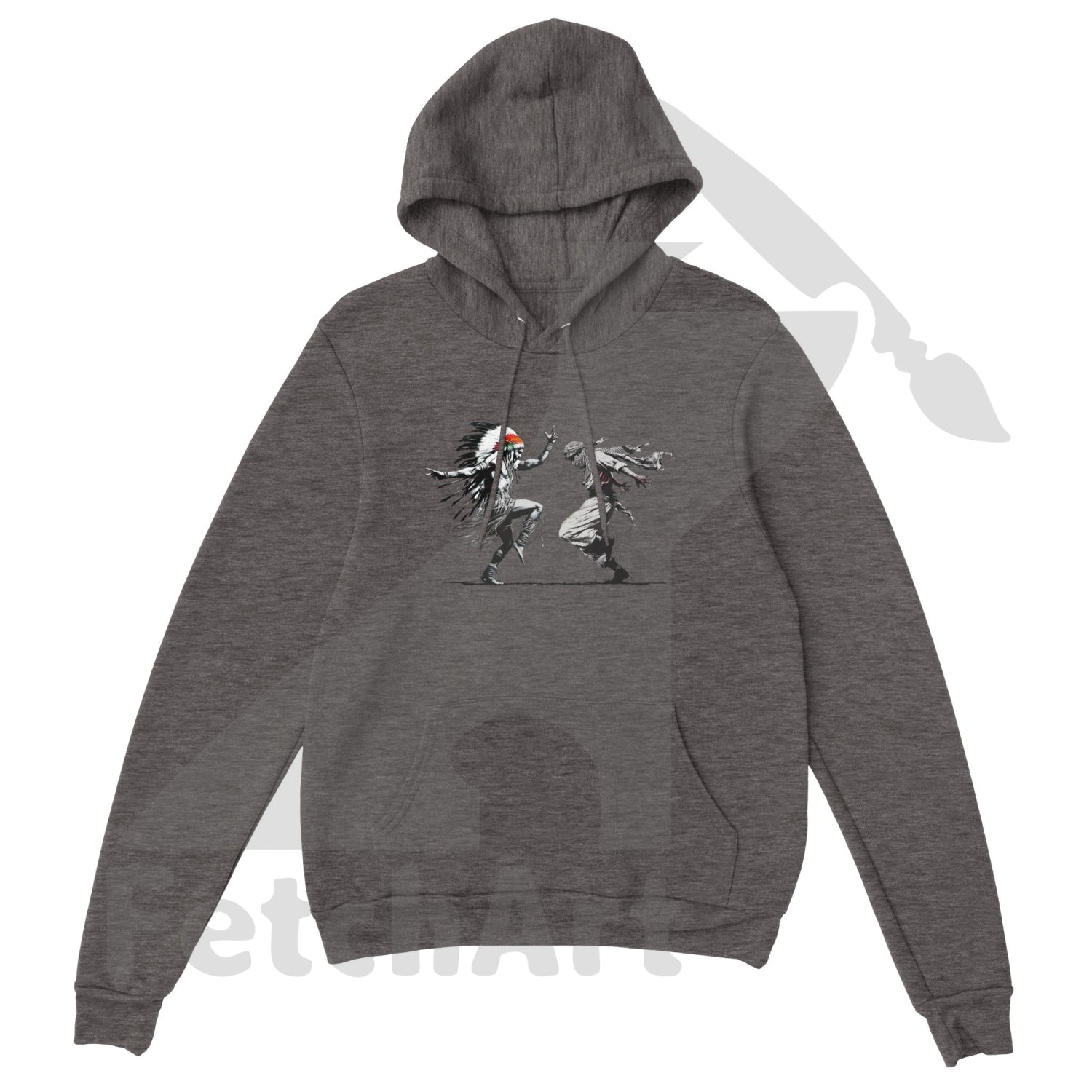 Premium Unisex Pullover Hoodie-Freedom Dance - Fetch Art