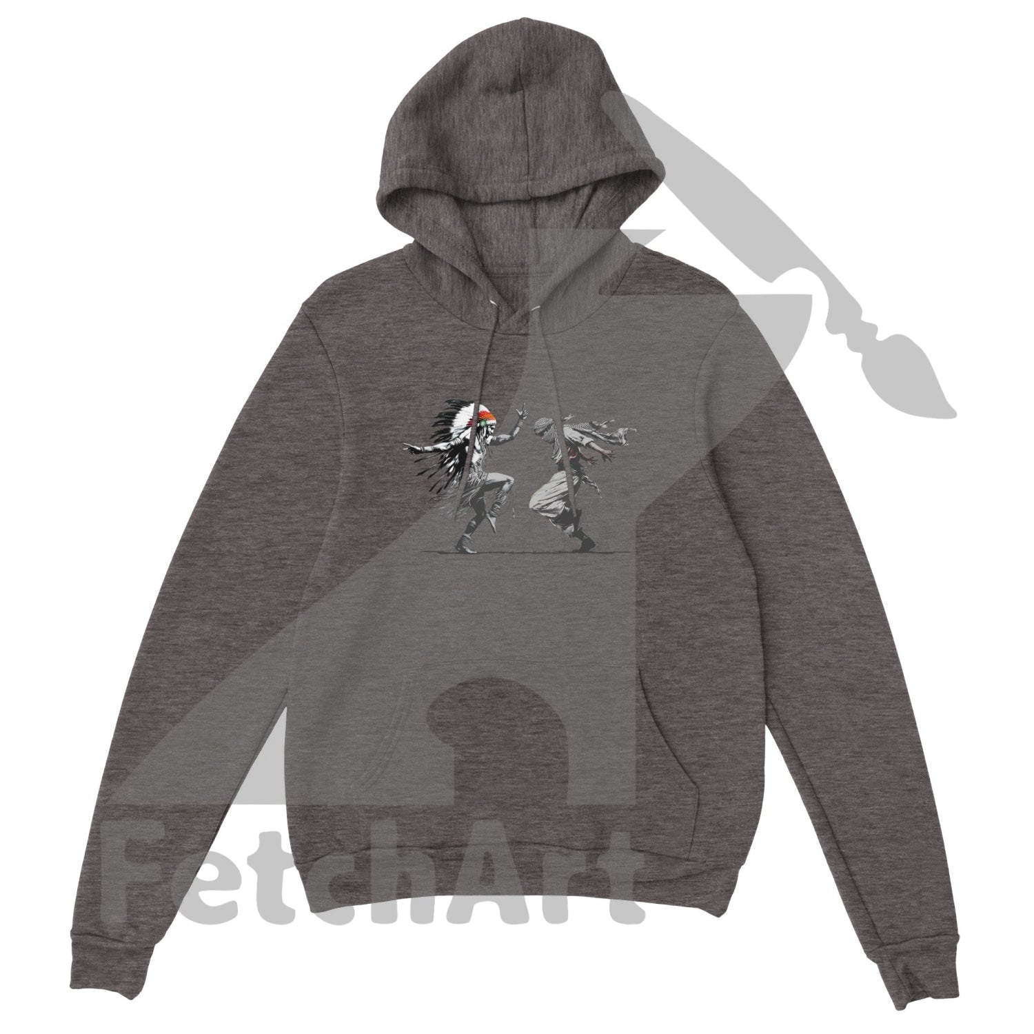 Premium Unisex Pullover Hoodie-Freedom Dance - Fetch Art