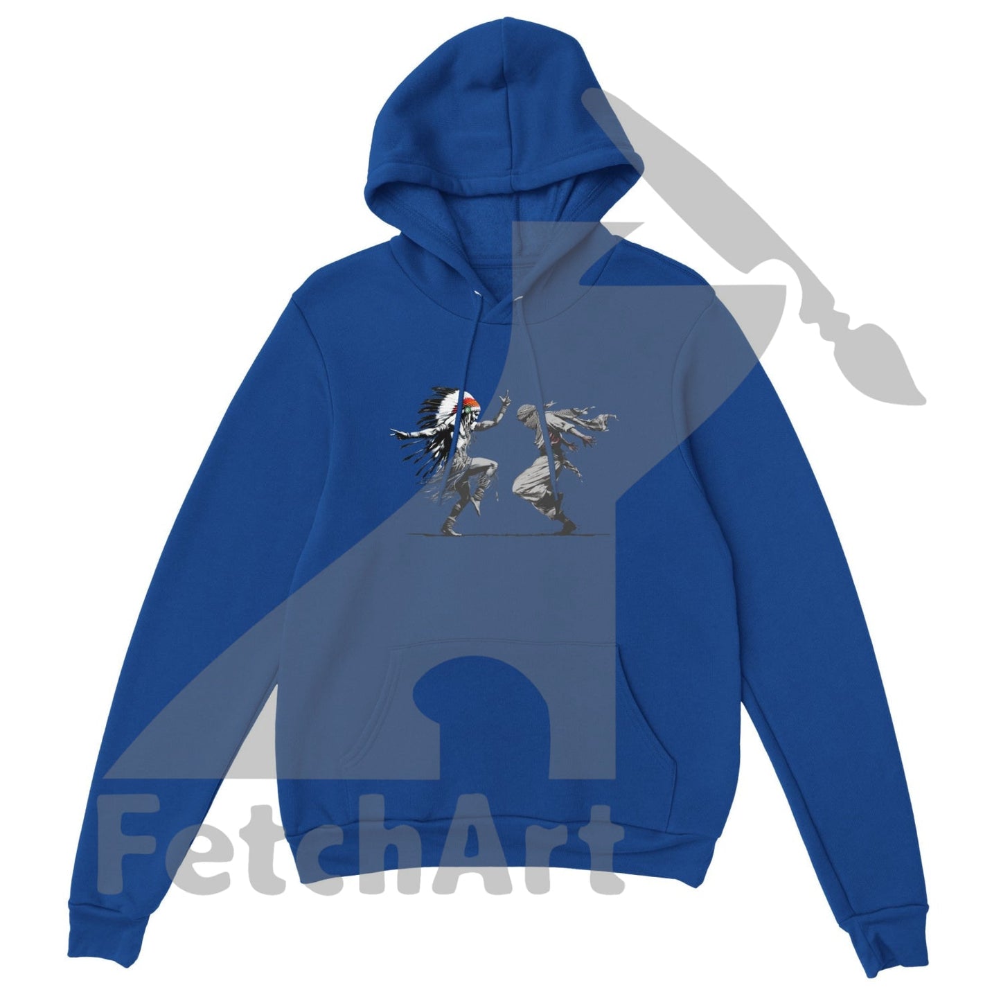 Premium Unisex Pullover Hoodie-Freedom Dance - Fetch Art