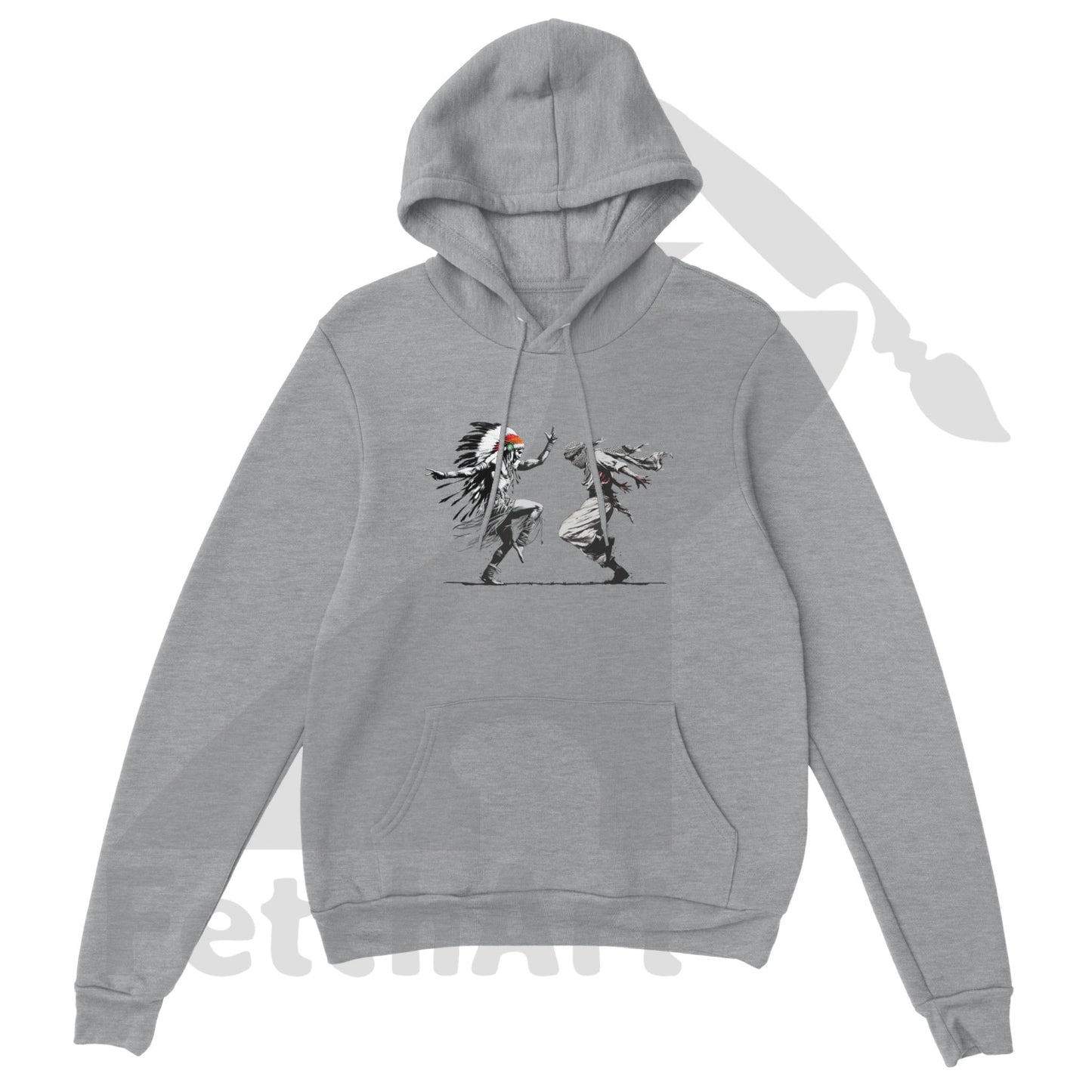 Premium Unisex Pullover Hoodie-Freedom Dance - Fetch Art
