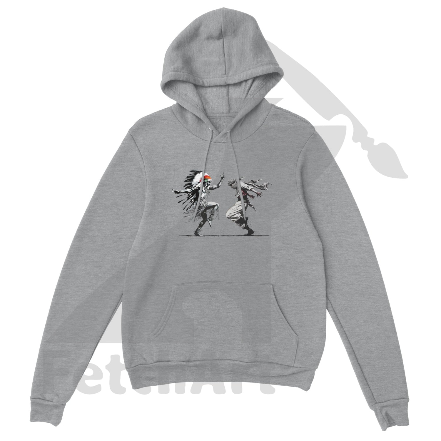 Premium Unisex Pullover Hoodie-Freedom Dance - Fetch Art