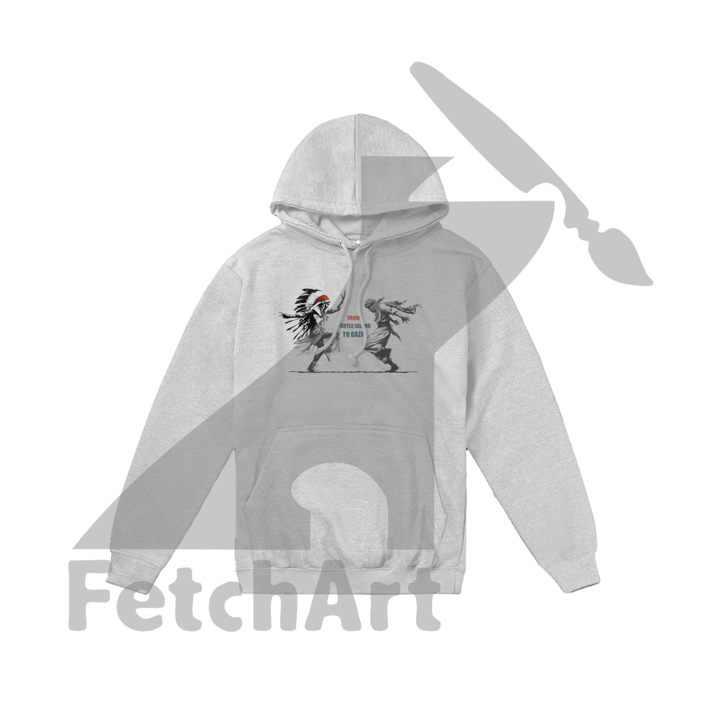 Premium Unisex Pullover Hoodie-Freedom Dance-Text - Fetch Art