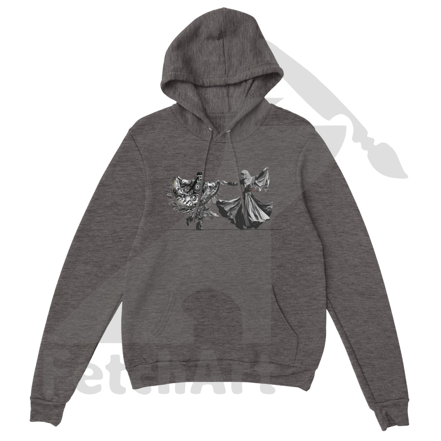 Premium Unisex Pullover Hoodie-Women-Freedom Dance - Fetch Art