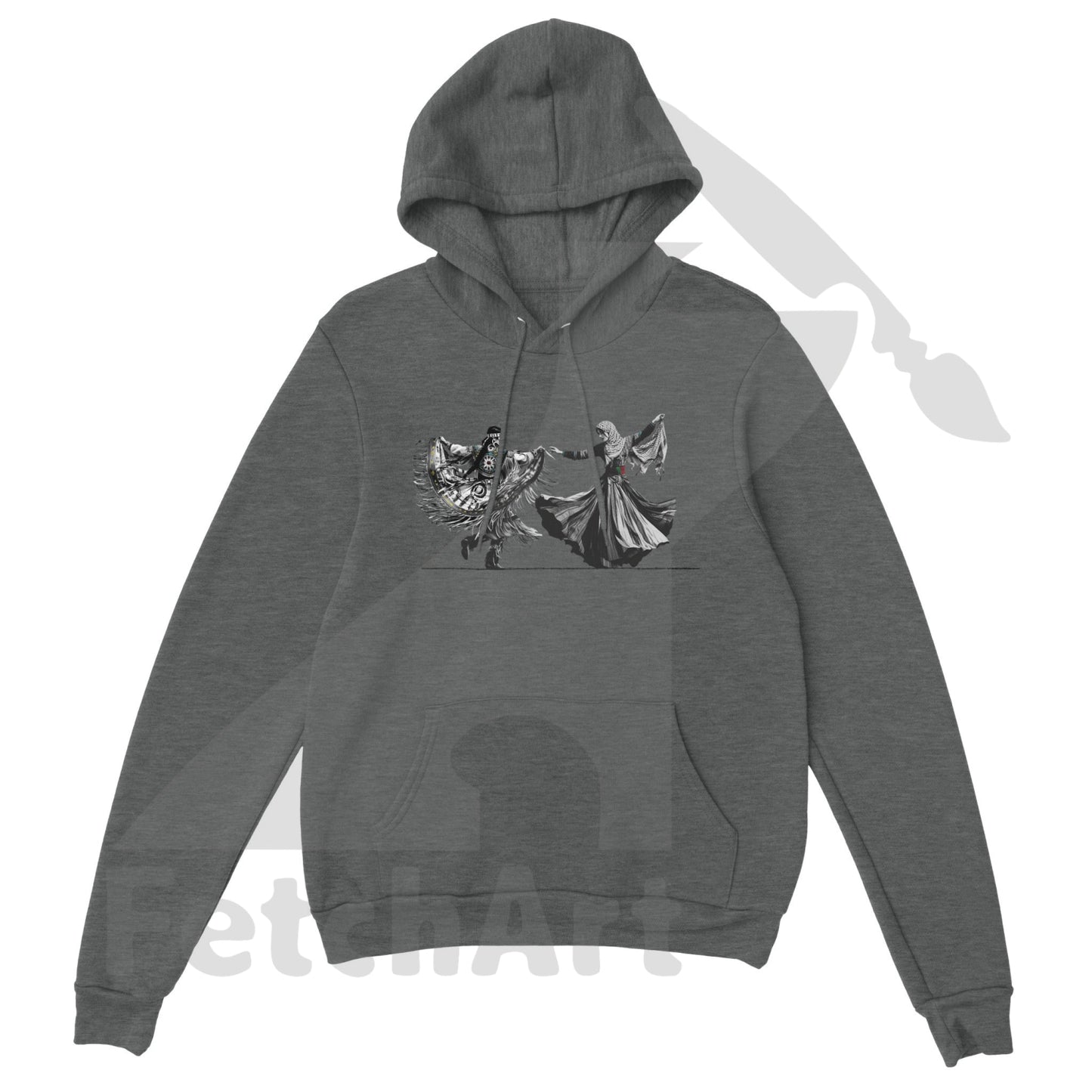 Premium Unisex Pullover Hoodie-Women-Freedom Dance - Fetch Art