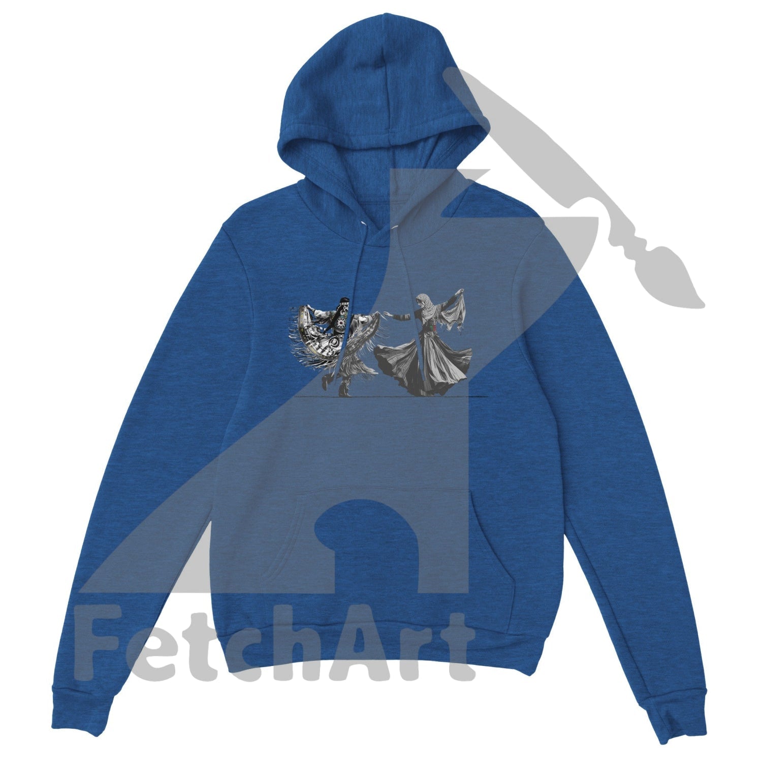 Premium Unisex Pullover Hoodie-Women-Freedom Dance - Fetch Art