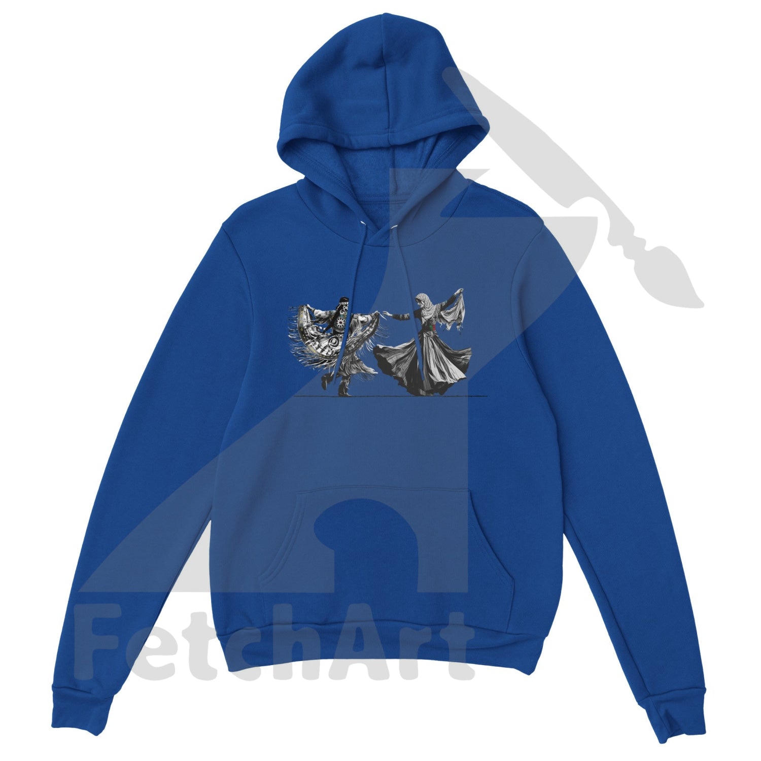 Premium Unisex Pullover Hoodie-Women-Freedom Dance - Fetch Art