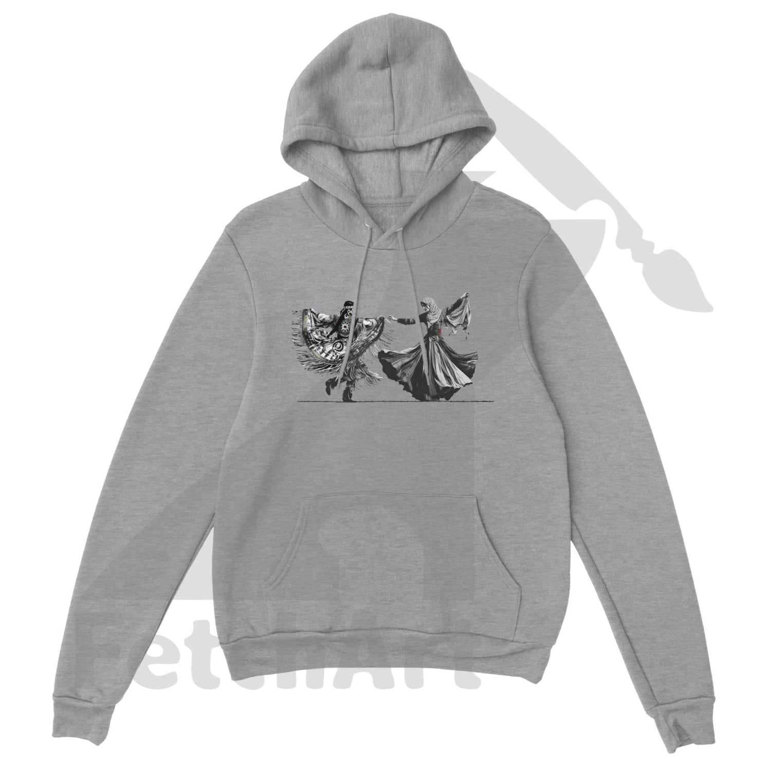 Premium Unisex Pullover Hoodie-Women-Freedom Dance - Fetch Art