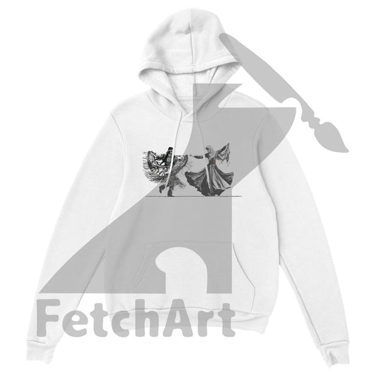 Premium Unisex Pullover Hoodie-Women-Freedom Dance - Fetch Art