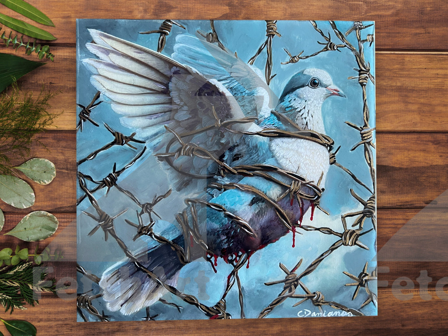 Resilience and Peace: Original Palestinian Art Series - Fetch Art