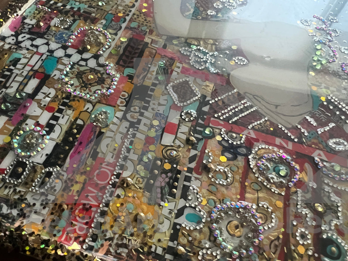 Rooted in Sacred Soil Acrylic Painting Inspired by Gustav Klimt - Fetch Art