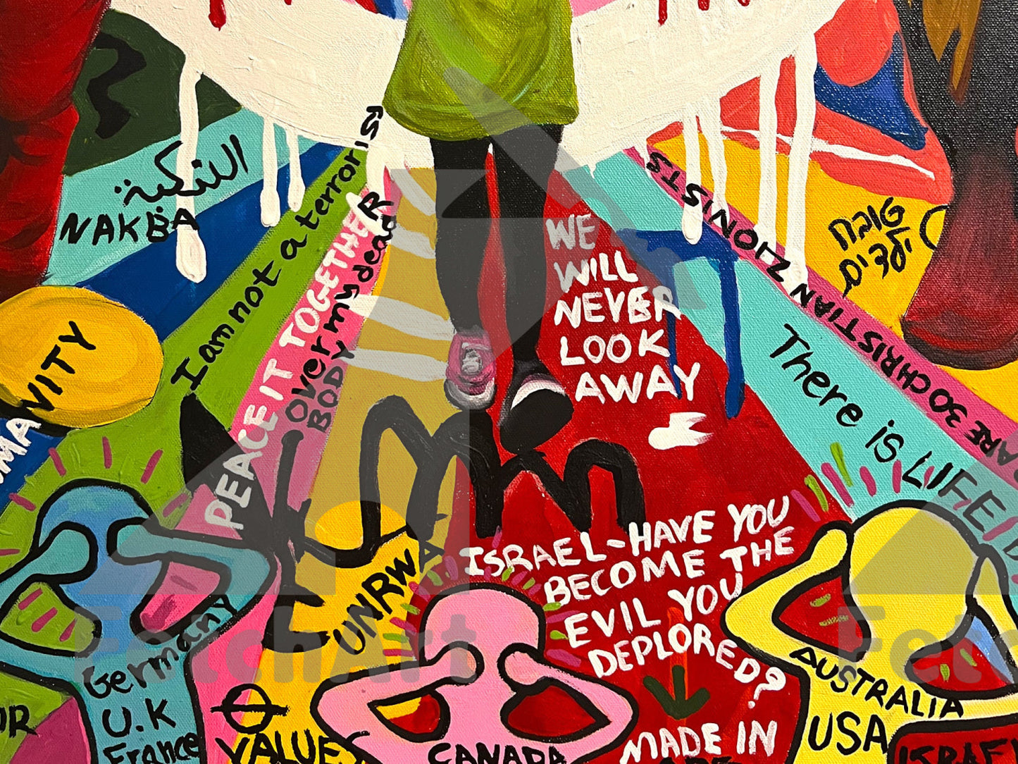 Silent Echoes: A Heartbreaking Graffiti Tale of Gaza's Lost Innocence - Fetch Art