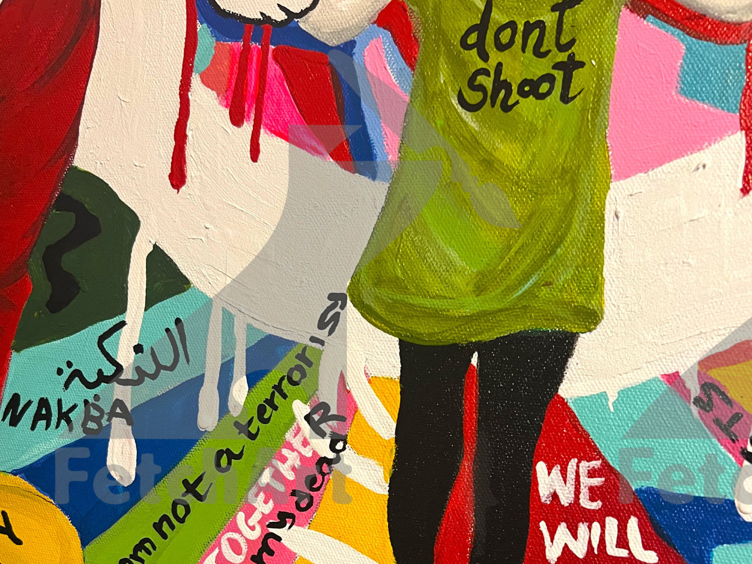 Silent Echoes: A Heartbreaking Graffiti Tale of Gaza's Lost Innocence - Fetch Art