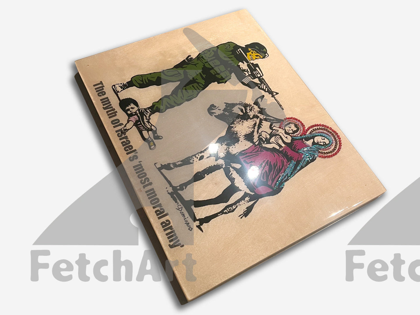 The Most Moral Army-Original Paintings With Resin And Mixed Medium